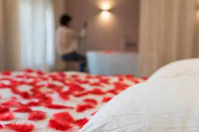 Un ou plusieurs lits dans un hébergement de l'établissement MiHotel Sala