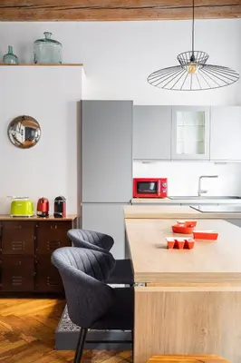 Cuisine ou kitchenette dans l'établissement DIFY Roi Lyon - Hotel de Ville