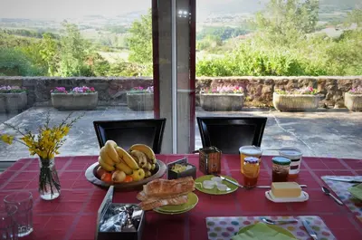 Nourriture dans le B&B/chambre d'hôtes ou à proximité