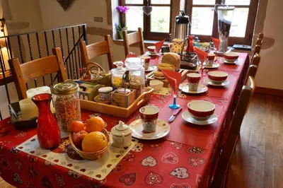 Nourriture dans le B&B/chambre d'hôtes ou à proximité