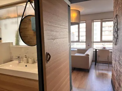 Salle de bains dans l'établissement Lost inn Lyon Part dieu -Entre centre ville et gare part dieu -Netflix