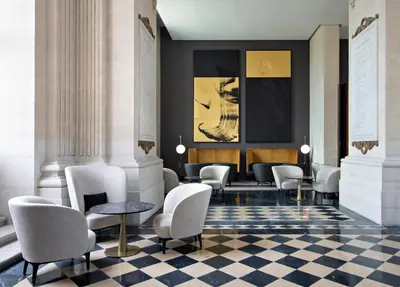 Coin salon dans l'établissement InterContinental Lyon - Hotel Dieu by IHG