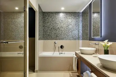 Salle de bains dans l'établissement InterContinental Lyon - Hotel Dieu by IHG