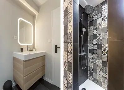 Salle de bains dans l'établissement Gasparin - Furnished apartment - Downtown Lyon