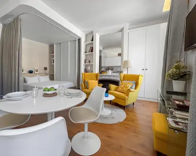 Cuisine ou kitchenette dans l'établissement Studio lumineux et rénové - Quartier Croix-Rousse