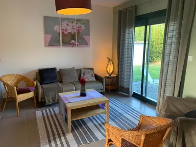 Coin salon dans l'établissement Le Clos du Pontet