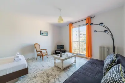 Un ou plusieurs lits dans un hébergement de l'établissement Appartement du Quai - Welkeys