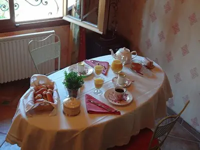 Nourriture dans le B&B/chambre d'hôtes ou à proximité