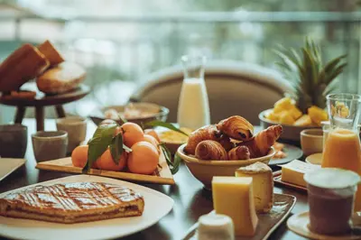 Nourriture dans l'hôtel ou à proximité