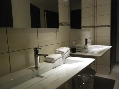 Salle de bains dans l'établissement Comptoir et Dépendances