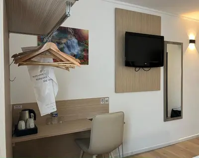 Télévision ou salle de divertissement dans l'établissement Best Western Hotel & Spa Austria-La Terrasse