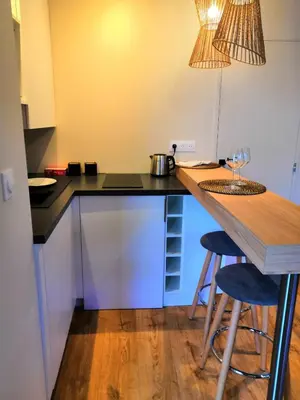 Cuisine ou kitchenette dans l'établissement Studio Design Paloma Dark