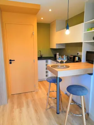 Cuisine ou kitchenette dans l'établissement Studio Design Paraisos