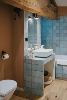 Salle de bains dans l'établissement Lyon Country House - Suites & Tour de Garde