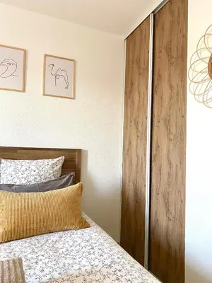 Un ou plusieurs lits dans un hébergement de l'établissement Appartement en face Hopital Nord