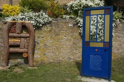 Jardin de l'établissement Auberge du Thiollet