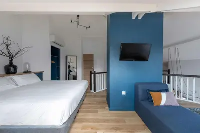 Un ou plusieurs lits dans un hébergement de l'établissement Best Western Bridge Hotel Lyon East