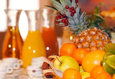 Nourriture dans l'hôtel ou à proximité