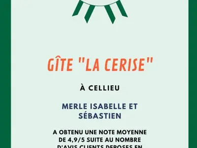Plan de l'établissement Gîte 3 chambres avec hammam, sauna et jacuzzi à Cellieu - FR-1-496-8