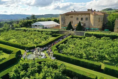 Jardin de l'établissement Château de Bagnols