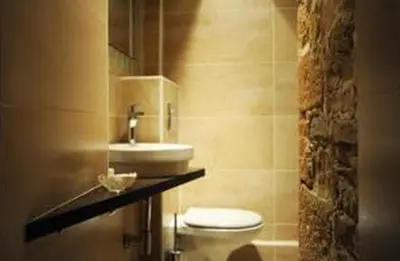 Salle de bains dans l'établissement Best Western Lyon Saint-Antoine