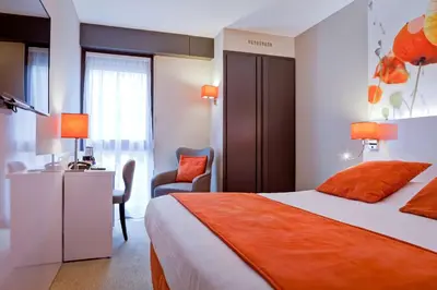Un ou plusieurs lits dans un hébergement de l'établissement Best Western Crequi Lyon Part Dieu