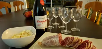 Boissons dans l'établissement Chambres d'hôtes Grange Debout