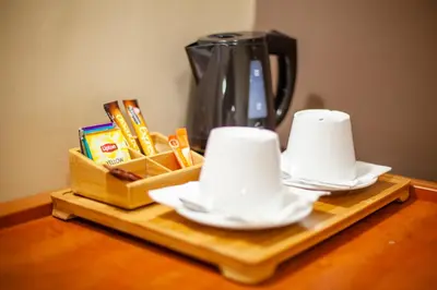 Plateau bouilloire dans l'établissement Best Hotel Lyon - Saint Priest