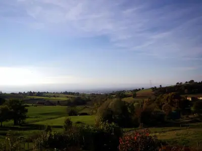Paysage naturel près de la maison de vacances