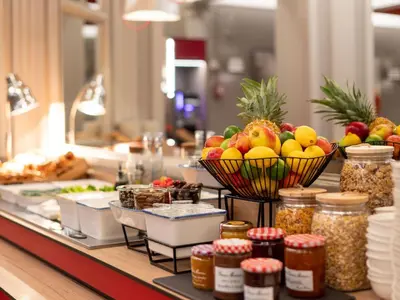 Nourriture dans l'hôtel ou à proximité