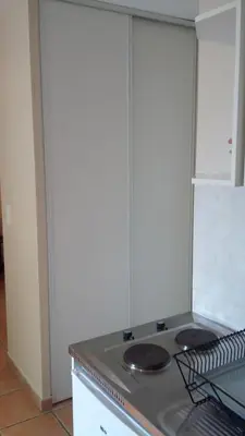 Cuisine ou kitchenette dans l'établissement Appartement dans propriété calme en pleine nature