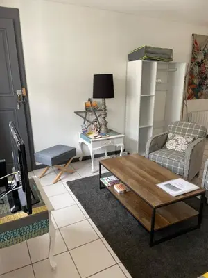 Coin salon dans l'établissement Studio au cœur de Lyon