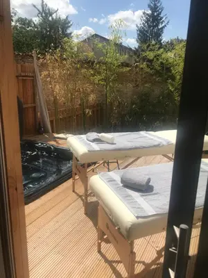 Vue générale sur la montagne ou vue sur la montagne depuis la maison de vacances