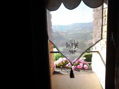 Vue générale sur la montagne ou vue sur la montagne depuis le B&B/chambre d'hôtes