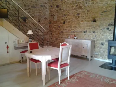 Coin salon dans l'établissement Le Clos du Merle