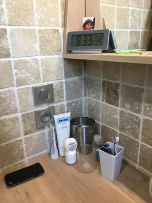 Plateau bouilloire dans l'établissement Chambres dans villa avec piscine