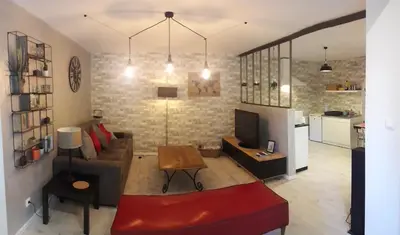 Cuisine ou kitchenette dans l'établissement Le relais champêtre