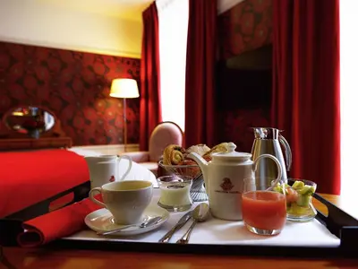 Nourriture dans l'hôtel ou à proximité