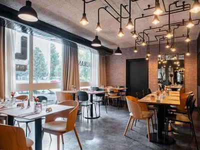 Coin salon dans l'établissement Ibis Styles Lyon Villeurbanne Parc de la Tête d'Or
