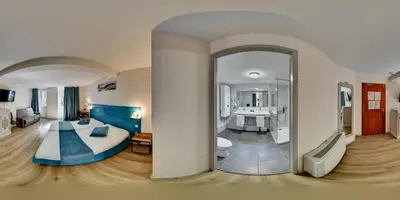 Coin salon dans l'établissement Hôtel du Parc