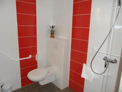 Salle de bains dans l'établissement Hotel Lyon Sud, Pierre Benite, St Genis Laval