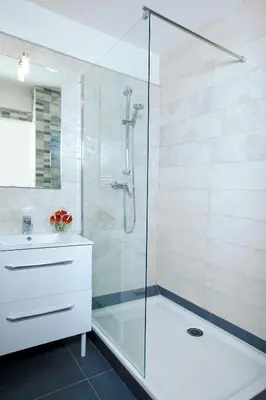Salle de bains dans l'établissement Residhome Lyon Gerland