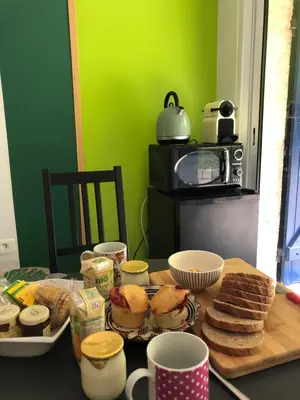 Nourriture dans la maison d'hôtes ou à proximité