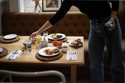 Nourriture dans l'hôtel ou à proximité