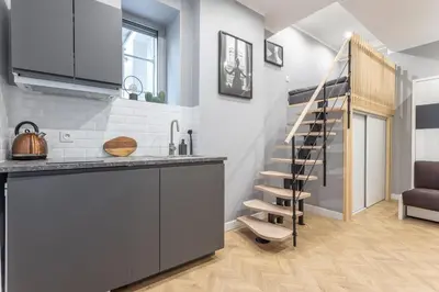 Cuisine ou kitchenette dans l'établissement Lumignons Lyonnais - Presqu'île Confluence