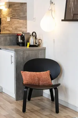 Cuisine ou kitchenette dans l'établissement Le Cocon de Cordeliers