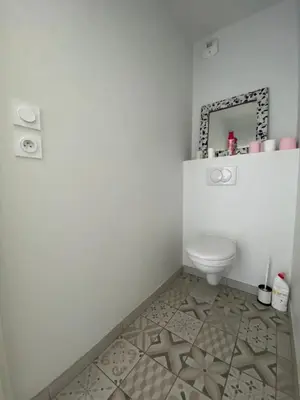 Salle de bains dans l'établissement Appartement avec Balcon Immeuble Standing