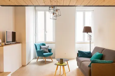 Coin salon dans l'établissement DIFY D'Aguesseau - Quai du Rhône