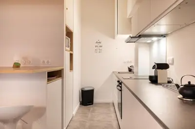 Cuisine ou kitchenette dans l'établissement DIFY D'Aguesseau - Quai du Rhône