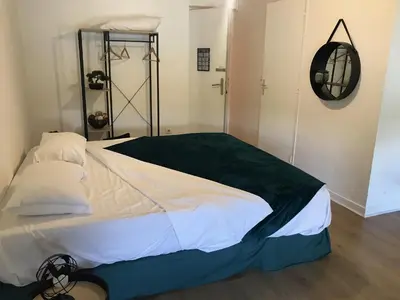 Un ou plusieurs lits dans un hébergement de l'établissement Ô Petit Nice